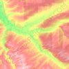 Зырянский район topographic map, elevation, terrain