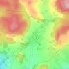 Hausen topographic map, elevation, terrain