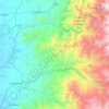 Pangua topographic map, elevation, terrain