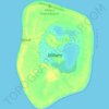 Mitiaro topographic map, elevation, terrain