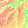 Municipio Sena topographic map, elevation, terrain