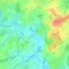 Gaasbeek topographic map, elevation, terrain