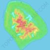 Atiu topographic map, elevation, terrain
