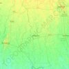 Chirirbandar Upazila topographic map, elevation, terrain