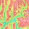 Eberbach topographic map, elevation, terrain
