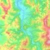 Cartosio topographic map, elevation, terrain