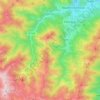 Ferrère topographic map, elevation, terrain