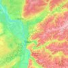 городской округ Томск topographic map, elevation, terrain