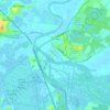 Tomago topographic map, elevation, terrain