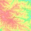Grundy County topographic map, elevation, terrain