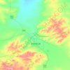 巴拉嘎尔高勒镇 topographic map, elevation, terrain