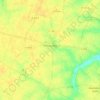 Francourville topographic map, elevation, terrain