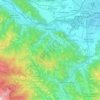 Judenburg topographic map, elevation, terrain