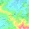 Muro topographic map, elevation, terrain