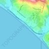 Zuma Beach topographic map, elevation, terrain