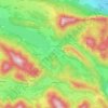 Fuschl am See topographic map, elevation, terrain