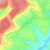 Pinningen topographic map, elevation, terrain