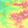 Djouab topographic map, elevation, terrain