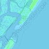 Corson's Inlet State Park topographic map, elevation, terrain