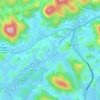 Bom Pastor topographic map, elevation, terrain
