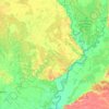 Лоевский район topographic map, elevation, terrain