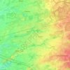 Molse Nete topographic map, elevation, terrain