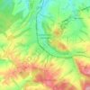 Lichtenstein/Sachsen topographic map, elevation, terrain