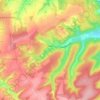 Beine topographic map, elevation, terrain