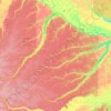 Tefé topographic map, elevation, terrain