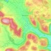 Melchingen topographic map, elevation, terrain