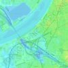 Nieuw Zuid topographic map, elevation, terrain