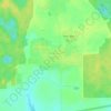 Любишино topographic map, elevation, terrain