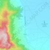 Envie topographic map, elevation, terrain