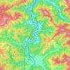 Ronco Scrivia topographic map, elevation, terrain