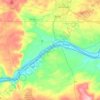 Town of Mohawk topographic map, elevation, terrain
