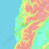 Баргузинский заповедник topographic map, elevation, terrain