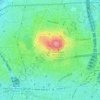 Montmartre topographic map, elevation, terrain