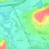 Cheny topographic map, elevation, terrain