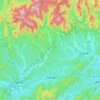 天目山镇 topographic map, elevation, terrain