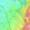 Folgueroles topographic map, elevation, terrain