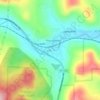 Proctorsville topographic map, elevation, terrain