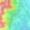 Vallo Torinese topographic map, elevation, terrain