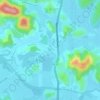 Jucu topographic map, elevation, terrain
