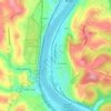 Glassport topographic map, elevation, terrain