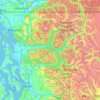 Skagit County topographic map, elevation, terrain