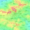 Dengfeng topographic map, elevation, terrain