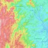Mangaraí topographic map, elevation, terrain