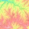 Flores topographic map, elevation, terrain