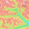 Isel topographic map, elevation, terrain
