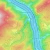 Trechtingshausen topographic map, elevation, terrain